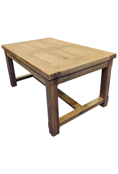 Empire Classic solid oak extending dining table - Blonde Oak Range