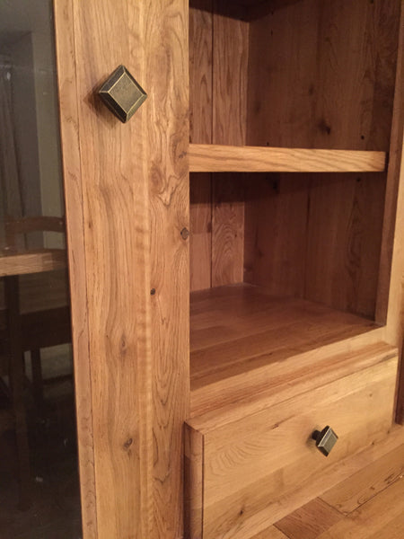 Empire Lodge oak sideboard with dresser - Blonde range