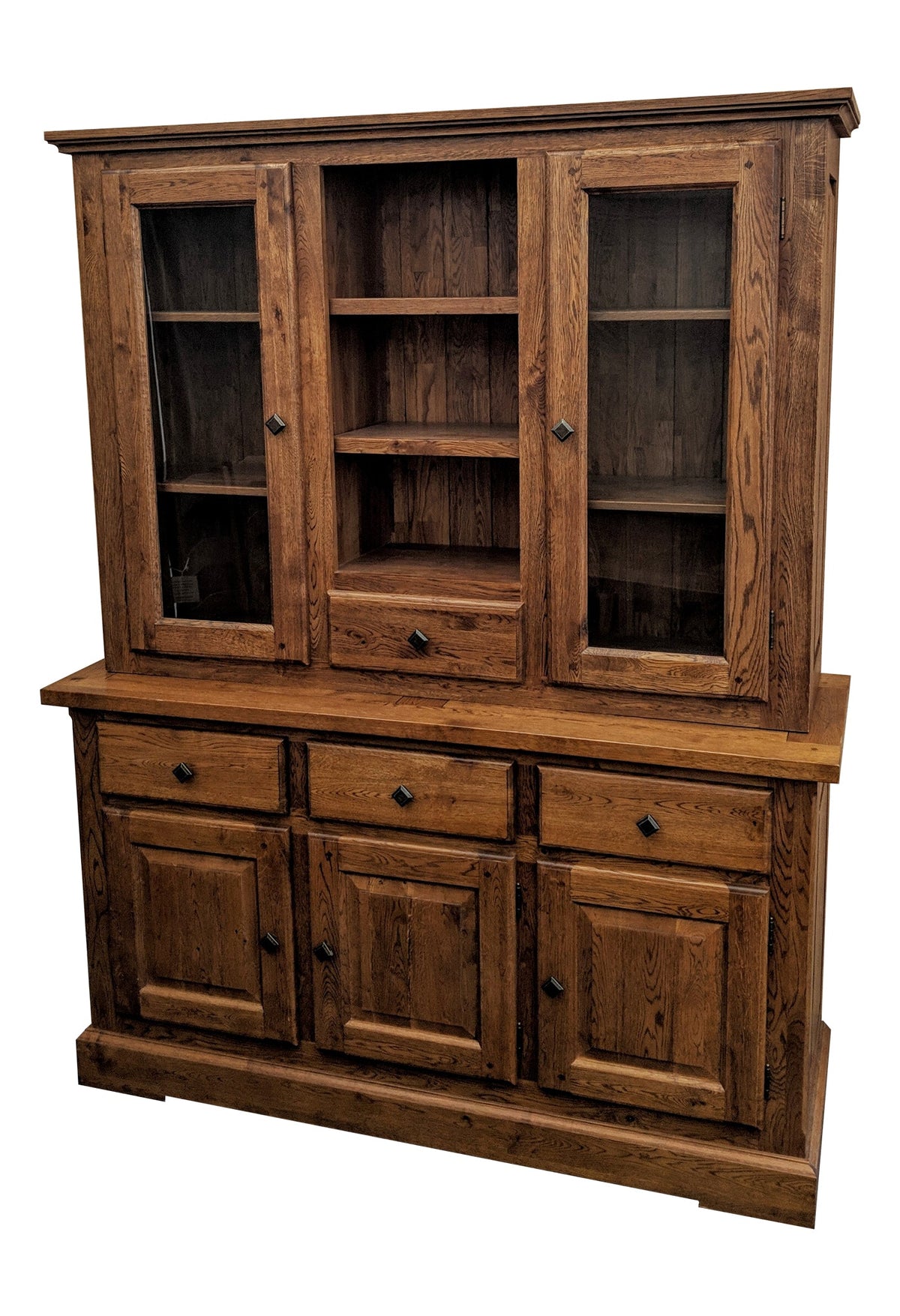 Empire Lodge Oak Sideboard with Dresser in Tudor Oak