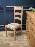 Ladder Back Dining Chair - Blonde Oak range