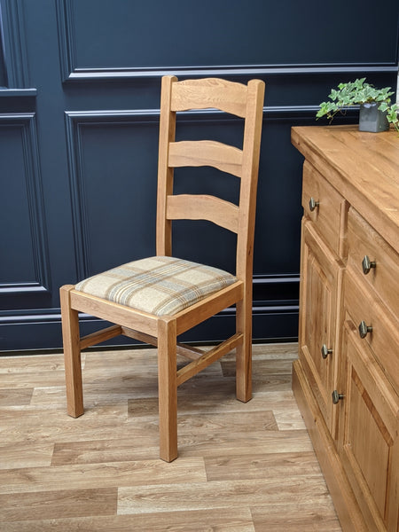 Ladder Back Dining Chair - Blonde Oak range