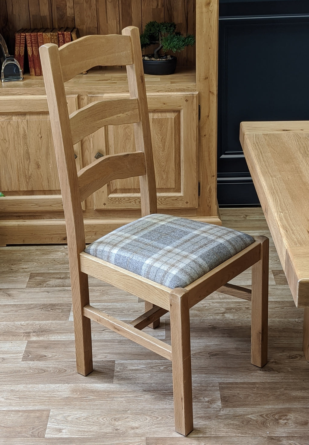Ladder Back Dining Chair - Blonde Oak range