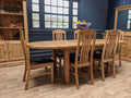 Empire Oval Extending Dining Table - Blonde range