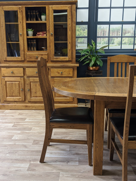 Crown Oak Dining Chair - Tudor Oak range