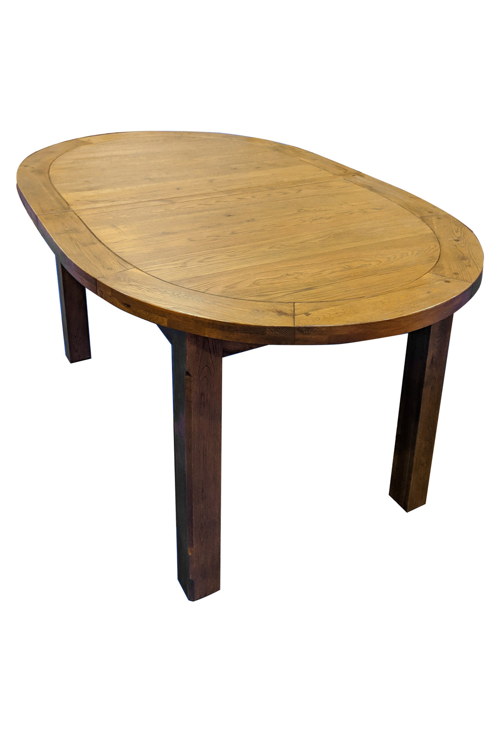 Empire Oval Extending Dining Table - Tudor Oak range