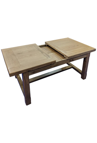 Empire Classic solid oak extending dining table - Blonde Oak Range