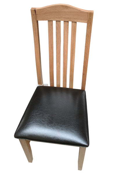 Crown Oak Dining Chair - Blonde Oak range