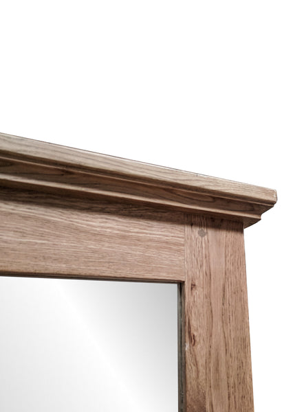 Empire Manor oak sideboard with mirror - Blonde range