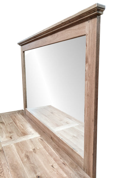 Empire Manor oak sideboard with mirror - Blonde range