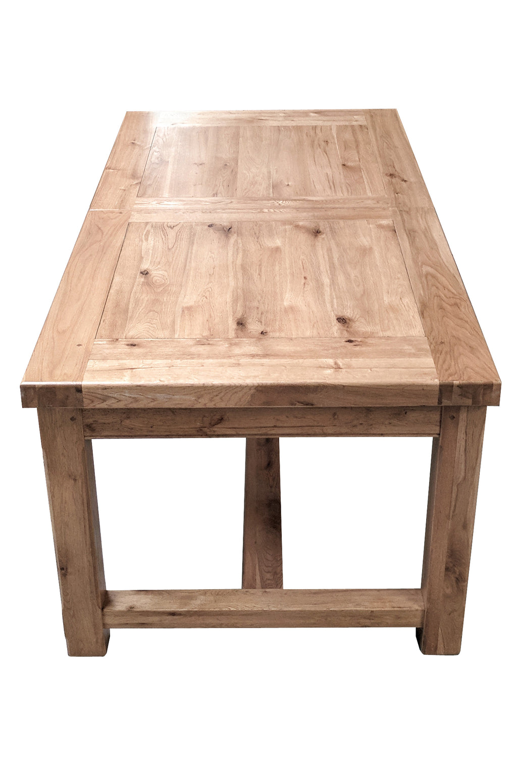 Empire Classic solid oak extending dining table - Blonde Oak Range