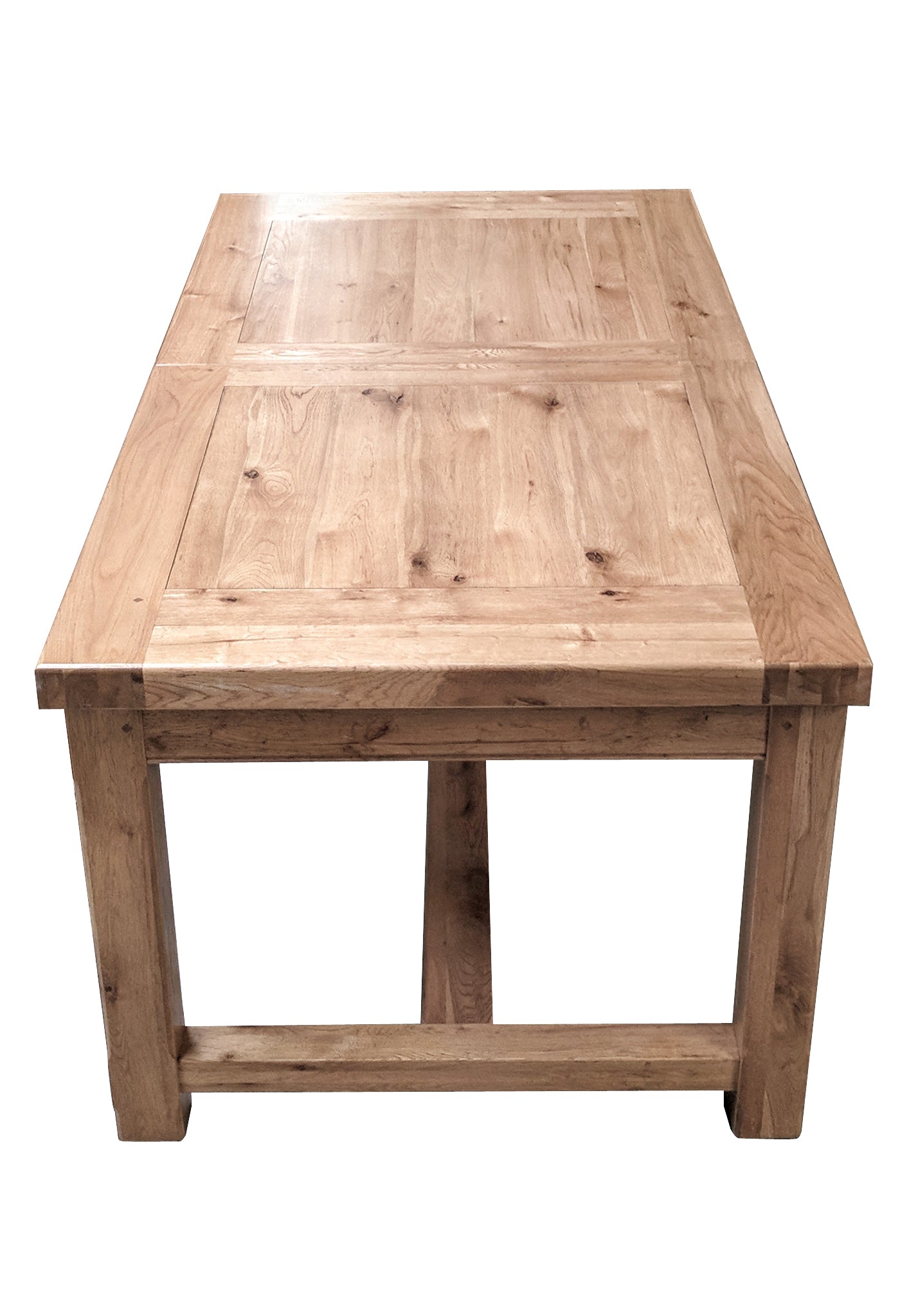 Empire Classic solid oak extending dining table - Blonde Oak Range