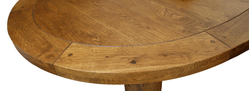 Empire Oval Extending Dining Table - Tudor Oak range