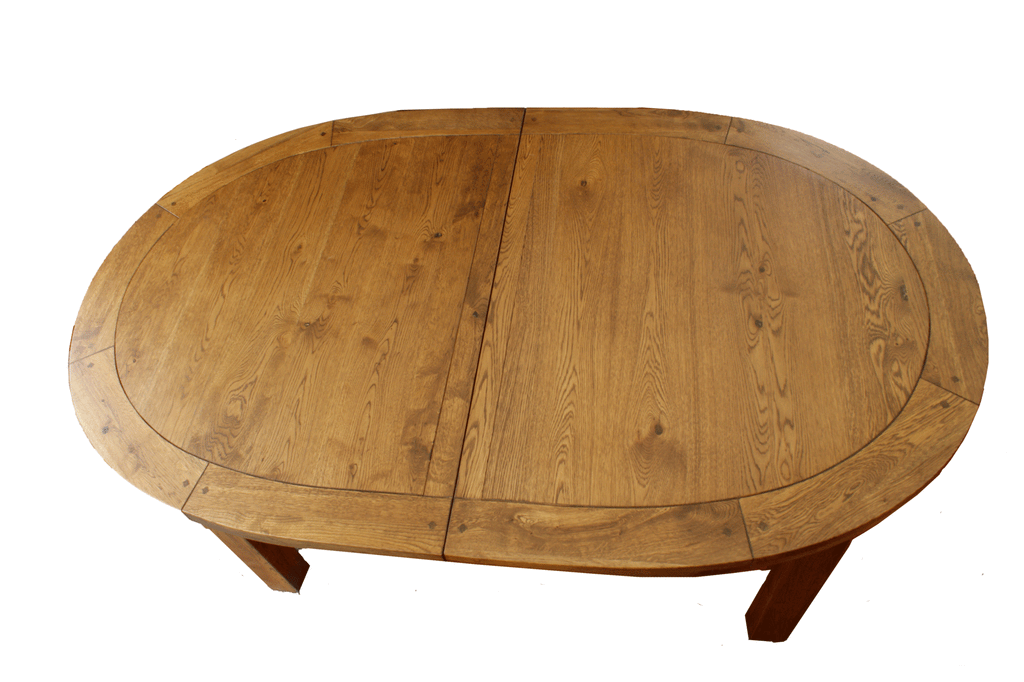 Empire Oval Extending Dining Table - Tudor Oak range