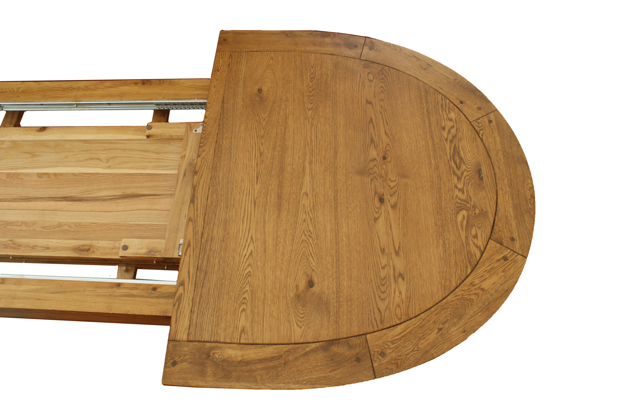 Empire Oval Extending Dining Table - Tudor Oak range