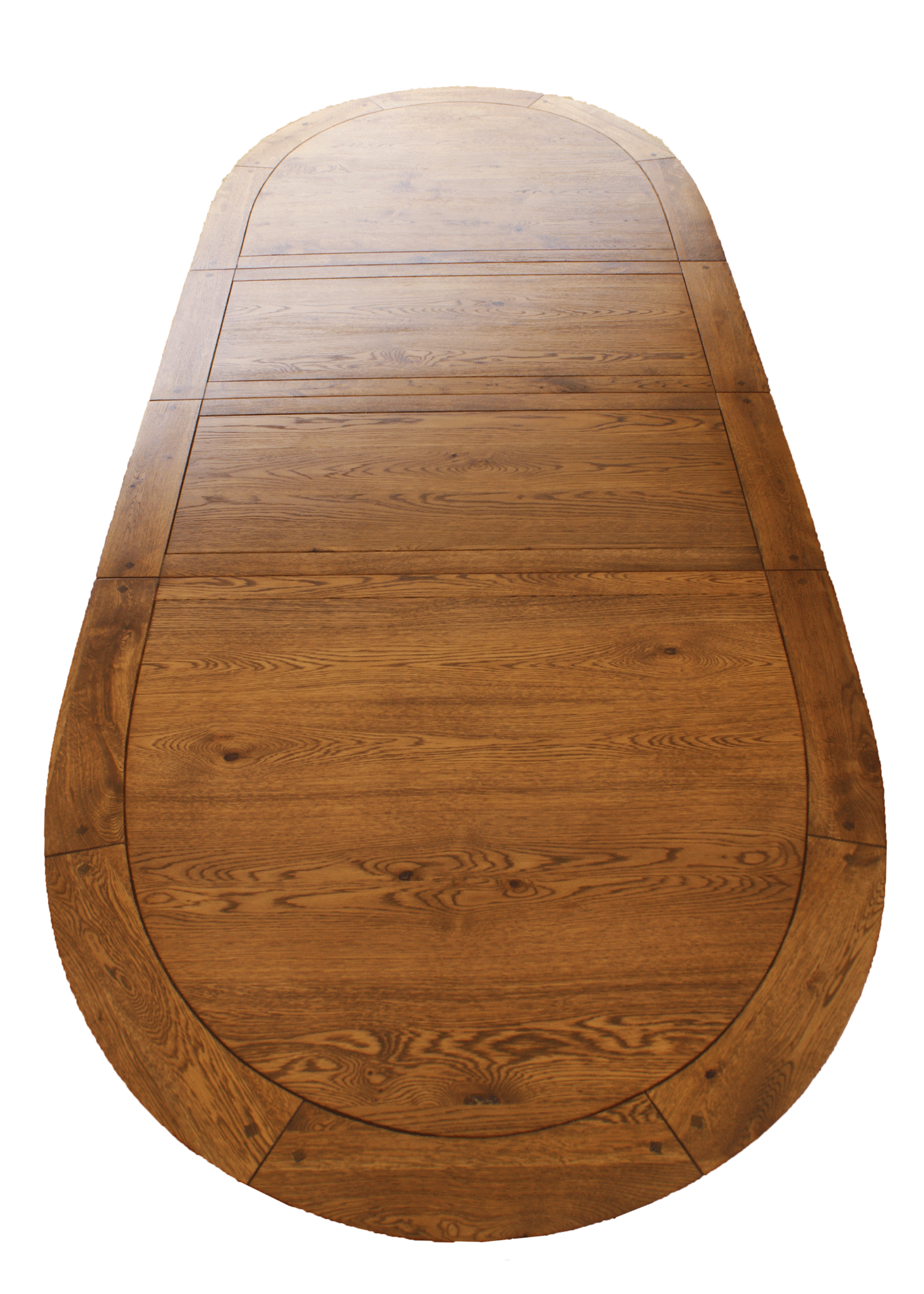 Empire Oval Extending Dining Table - Tudor Oak range