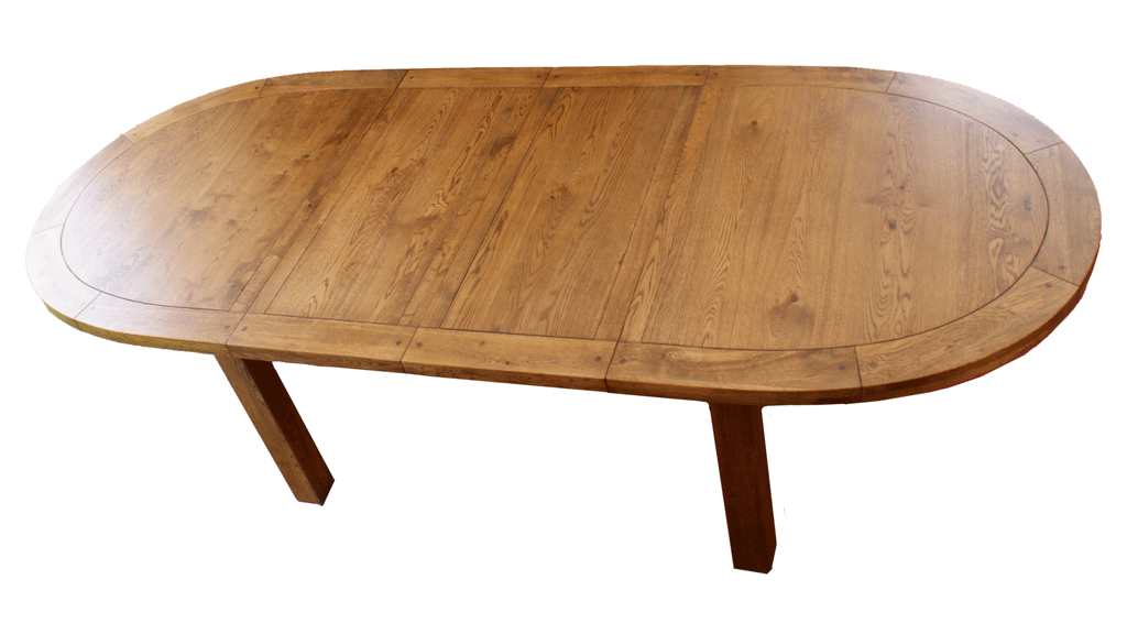 Empire Oval Extending Dining Table - Tudor Oak range