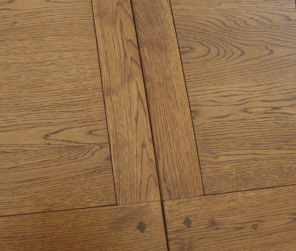 Empire Classic Grand solid oak extending dining table - Tudor oak range